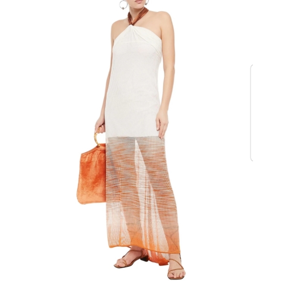 Missoni Dresses & Skirts - Missoni Satin-Trimmed Halterneck Maxi Dress